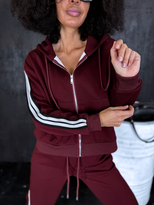 LUX komplekts "SHY GIRL " - BORDO